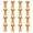 Orange-16PCS, variant on 2026 Christmas Home Party Decoration 16PCS Velvet Christmas Bows Ornaments 9 Colors Xmas Velvet Ribbon Bows For Christmas Tree Wreath Garland Gift Wrap Decor Celebration Party Supplies