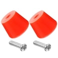 thumbnail image 1 of FOLOYORI 4 Pcs Tampons de Patins à Roulettes Rouges Butées en PU pour Entraînement Sportif, 1 of 5