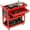 Red with Drawer, variant on Nbcleanic 330 LBS Rolling Tool Cart, Heavy Duty Mechanic Cart, Metal Service Cart for Garage Workshop (Grey)​