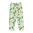 thumbnail image 4 of Xecao Tulips Flowers Women's Straight Lounge Pajama Pants: The Epitome of Relaxed Sleepwear, 4 of 9