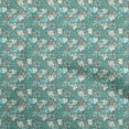 thumbnail image 1 of oneOone Georgette Viscose Dusty Teal Green Fabric Asian Suzani Sewing Craft Projects Fabric Prints By Yard 42 Inch Wide, 1 of 5