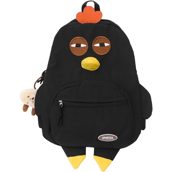 Jiibva Kawaii Travel Backpack Nylon Cartoon Stylish Backpack Lightweight Bookbag Novelty Large Capacity Backpack
