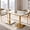 Gold+White, variant on ExtraLco Square Dining Table Faux Marble Top Small Kitchen Table with Gold Metal Pedestal Base for 2 Person Dining Room