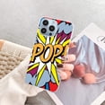 thumbnail image 2 of Pop Art Case for iPhone 12 Pro,Aesthetic Art Design Pattern TPU Shock-proof Cover Case, 2 of 6