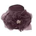 thumbnail image 4 of Riforla Single Flower Beach Women's Bright Sun Hat Sunscreen Breathable Fisherman Hat Bucket Hats M, 4 of 4