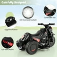 thumbnail image 5 of Gymax 6V Kids Bubble Car Electric Ride on Motorcycle w/ Music Button & LED Headlight Black, 5 of 10