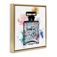 thumbnail image 4 of Stupell Industries Urban Patterned Perfume Fashion Painting Gold Floater Framed Canvas Art Print Wall Art, 25 x 25, 4 of 10