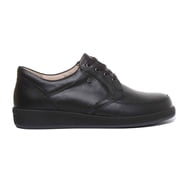 Finn Comfort Edmonton Mens Lace Up Comfort Shoes In Black Size 7.5