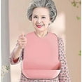 thumbnail image 3 of Washable Silicone Adult Bibs for Elderly, Adjustable Silicone Adult Bib, Waterproof Bib for Elderly with Crumb Catcher, Feeding Bibs for Elderly Disab, 3 of 5