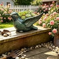 thumbnail image 2 of Nature-Inspired Green Bird Flower Pot, Animal Succulent Planter with Drainage Hole, Stylish Gardening Décor for Indoor Outdoor Plant Display, 2 of 5