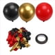 thumbnail image 1 of Globos Rojos, Negros y Dorados, 67 Piezas de Rojos 12 Pulgadas para Cumpleaños, Jubilación, Graduación, 1 of 9
