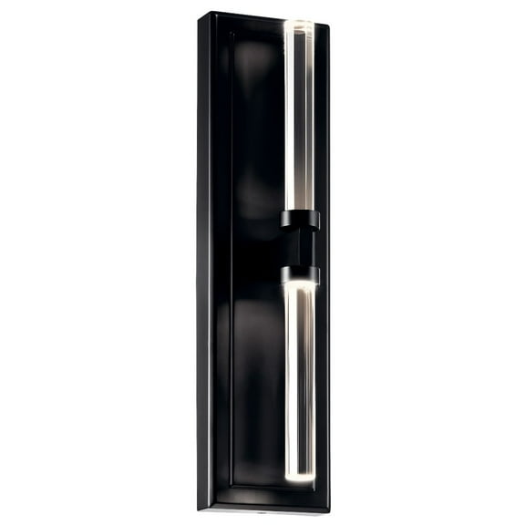 52671BK Kichler Lighting Sycara - 32W 2 LED Wall Sconce-19 Inches Tall and 5 Inches Wide-Black Finish