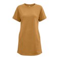 thumbnail image 7 of QUNYINEY Short Sleeve Women Dresses Casual A Line Summer Midi T-Shirt Dress Loose Fit with Pockets Solid Crew Neck Dresses, 7 of 7