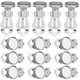 thumbnail image 1 of EeaseMX 50 Uds. 8mm Clip para oreja bandeja Clips para oreja accesorios DIY Clips para oreja bandeja DIY Clips para oreja accesorio, 1 of 8
