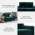 thumbnail image 6 of DHP Cooper Loveseat 2 Seater Sofa, Green Velvet, 6 of 18