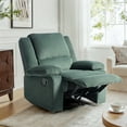 thumbnail image 6 of UIXE Manual Recliner Chair, Corduroy Reclining Sofa Chair with Overstuffed Armrests & Backrest for Living Room, Bedroom Armchair, Gray Green, 6 of 7