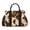 Cow-Coffee, variant on Wrangler Medium Tote Bag for Women Designer Satchel Handbags Top-handle Purses with Strap, Leopard