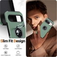 thumbnail image 2 of KOMI for Google Pixel 9 Case/Google Pixel 9 Pro Case, Slim Fit Military Grade Shockproof Case for Pixel 9/9 Pro with Ring Holder Kickstand Protective Phone Case for Google Pixel 9/9 Pro, Alpine Green, 2 of 5