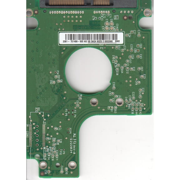WD800BEVT-75ZCT2, 2061-701499-500 AG, WD SATA 2.5 PCB