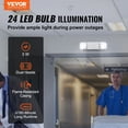 thumbnail image 2 of VEVOR 6 PCs Commercial Emergency Light LED Exit Lighting Fixtures Backup Battery, 2 of 8
