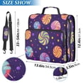 thumbnail image 2 of FORMRS Zipper Binder with Shoulder Strap 2-inch Ring 500 Sheet Capacity File Bag, Candy Cosmic Swirls, 2 of 5
