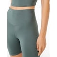 thumbnail image 5 of Free Assembly Women's High Waisted Bike Shorts, 5 of 6