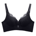 thumbnail image 1 of Abcnature Daily Comfort Bras for Women Solid Sexy Lace Daily Bras without Steel Rim, 1 of 2