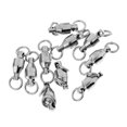 thumbnail image 4 of 20pcs Anillos Sólidos Eslabón Giratorios Swivels Rodamiento de Pesca Accesorios Sunnimix Giros de rodamientos de bolas, 4 of 5