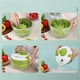 thumbnail image 2 of Spinner para ensalada, lechuga verde, lavadora secadora, escurridor, colador para verduras, para lavar y secar, herramientas de cocina, 2 of 6