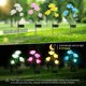 thumbnail image 3 of Luces Solares Decorativas para Exteriores JanHm Paquete de 4 con 16 Luces de Flores Rosas Impermeables, 3 of 5