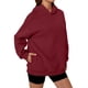 thumbnail image 1 of Sudaderas con Capucha de Gran Tamaño para Mujer, Sudaderas Cómodas, Conjuntos de Moda de Otoño, Blusas Casuales, Ropa de . Vino Tinto L, 1 of 6