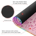 thumbnail image 4 of RGB Gaming Mouse Pad 15W Wireless Charging Large Waterproof Desk Mat 13 Light Modes Mousepad 35.4x15.7 Doodle Love Hearts Crowns, 4 of 6
