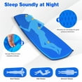 thumbnail image 6 of Spaco Inflatable Sleeping Pad with Carrying Bag-Blue, Self Inflating Sleeping Pad, 4 Seasons Camping Air Mattress Insulated Foam Sleeping Mat for Car Camping, Travel, Tent, Cot, Floor, 6 of 8
