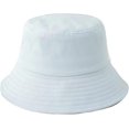 thumbnail image 3 of CoCopeaunts Cotton Bucket Hats for Women Lightweight Packable Beach Big Brim Fisherman Hat with Adjustable Chin Strap Sun Cap, 3 of 8