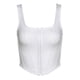thumbnail image 5 of Blanco M ins primavera y verano nuevo estilo de mujer Internet celebridad moda calle tiro delgado chaleco delgado, 5 of 8