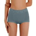 thumbnail image 3 of MKLEKYY Pantalones Cortos Con Borde De Encaje, Sexys, A La Moda, Sólidos, Transpirables, Elegantes, Bonitos, De Talla Grande, Ropa Interior Para Mujer, 3 of 4