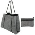 thumbnail image 1 of Bolso de mano de neopreno, bolsa de playa perforada de neopreno para exteriores, bolsa de playa perforada, bolsa de playa optimizada para la excelencia, 1 of 8