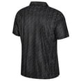 thumbnail image 3 of Men's Colosseum  Black Purdue Boilermakers Football Print Polo, 3 of 3