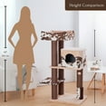 thumbnail image 7 of PetPals 50” Grand Maine Coon™ Cat Tree – Cowboy, with Top Removeable Bed, Large Condo, Brown, 7 of 7