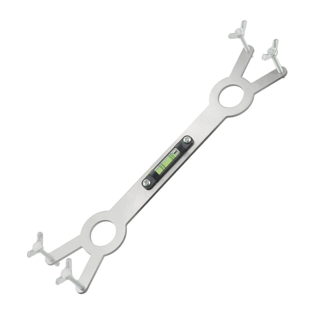 Level Gauge Cold And Hot Water Shower Positioner Faucet Leveling Device Accurate Positioning Features Precise Positioning Sliver