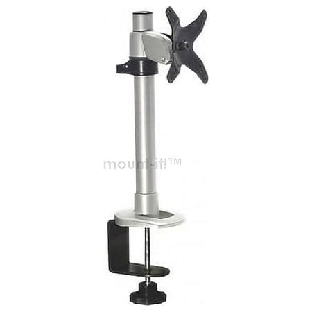 UPC: 0617401053261 | Mount-It! Single Monitor Mount | Fits 17 -32  Computer Screens | Universal Height Adjustable