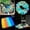 Multi-colored, variant on 200Pcs Glow in The Dark Rocks Outdoor, Orange Solar Rocks for Landscaping, Outdoor Decor Glow in The Dark Stones, Glowing Pebbles for Garden Backyard Patio Lawn Pond Fish Tank Aquarium Decor