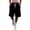 Black, variant on SOFTCCLO Running Shorts for Women Solid Elastic Waist Sweat Shorts Workout Pocket 5 Inch Womens Shorts Beige L
