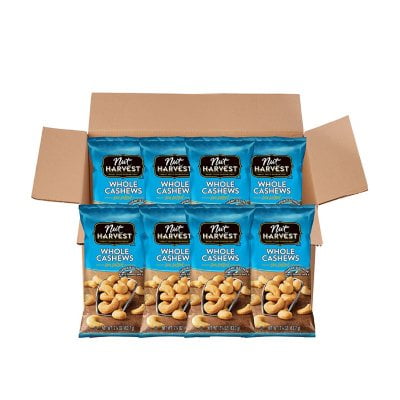 Nut Harvest Whole Cashews (2.5 oz., 8 ct.) - Walmart.com