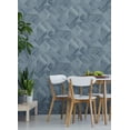 thumbnail image 4 of Advantage Cassian Denim Wood Geometric Wallpaper, 4 of 4