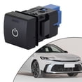 thumbnail image 1 of Stylish Black ABS Steering Sheel Fan Switch Button for Toyota for Corolla 1819, 1 of 2