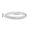 thumbnail image 4 of Real 3MM D VVS Moissanite Tennis Bracelet Passes Diamond Sparkling Test Solid S925 Jewelry Wedding Women Gift, 4 of 5
