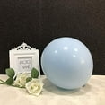 thumbnail image 2 of Decoración de fiesta en color azul pastel, 100 globos de látex 100 % natural de 10 pulgadas, ecológicos y duraderos para cumpleaños, bodas, baby shower, arco de guirnalda de globos. No tóxico, seguro, 2 of 7