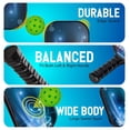 thumbnail image 5 of Pickleball Paddle Bat 16mm, Lightweight Carbon Fiber Material, Face Honeycomb Composite Core Paddle Low Edge Guard, Durable, Lightweight Pickleball Racket, Blue, 5 of 5
