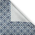 thumbnail image 5 of Ambesonne Stars Grommet Curtain, Moroccan Folklore Motifs, 50" x 72", Dark Blue Beige and Aqua, 5 of 6